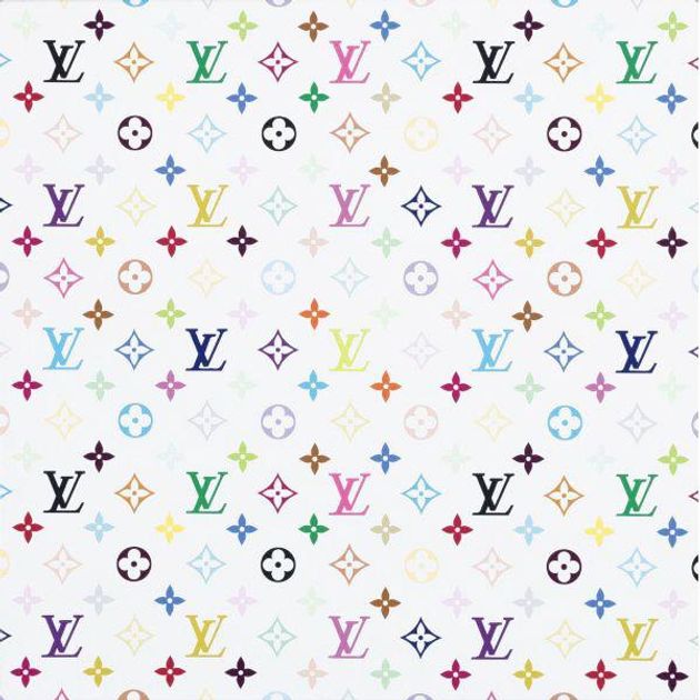 Takashi Murakami, Louis Vuitton Monogram Multicolore - White (2007)