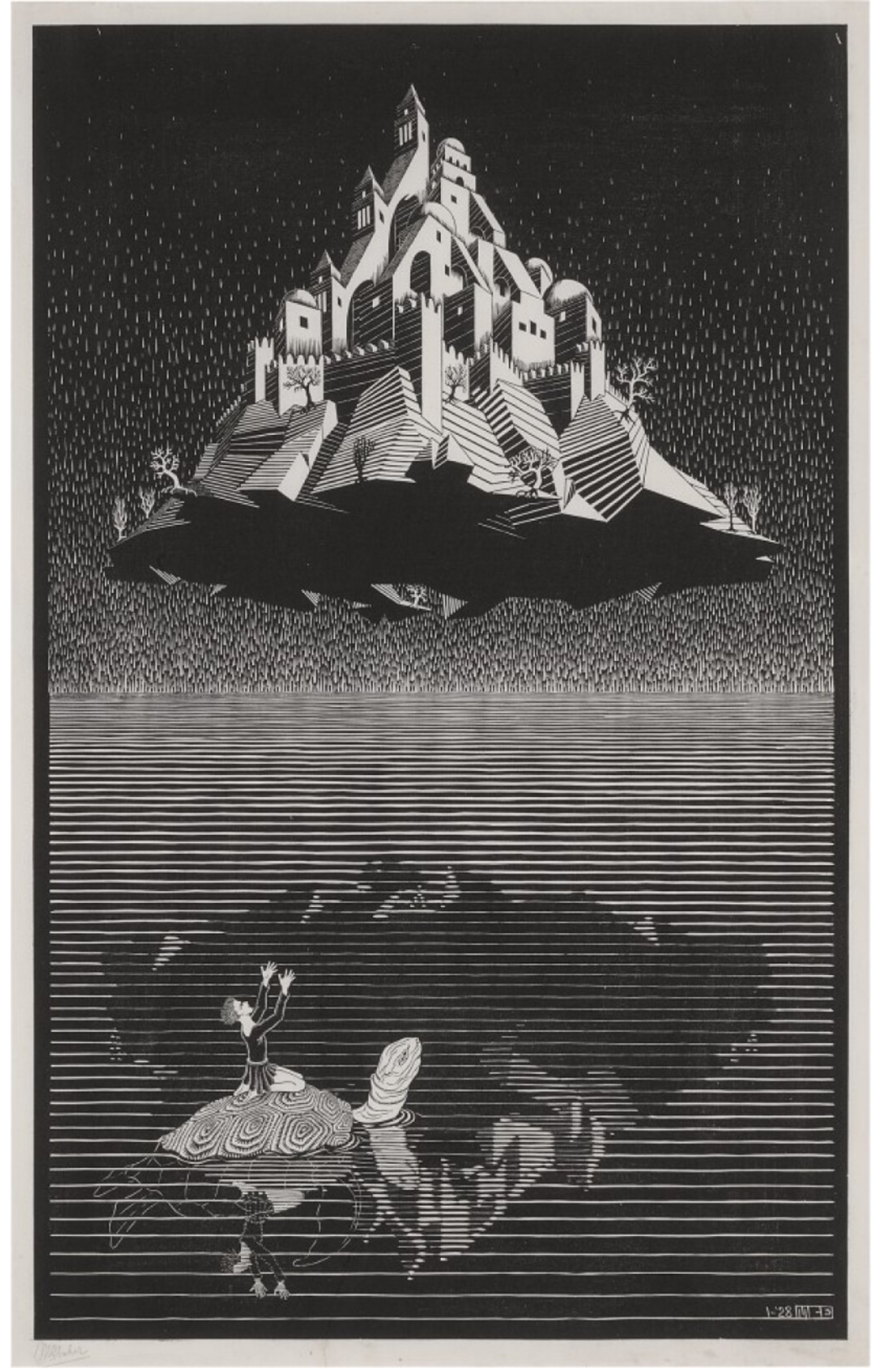 Castle in the Air by M. C. Escher - Sotheby's