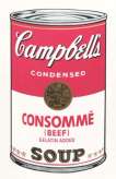 Campbell's Soup I, Beef Consomme (F. & S. II.52) - Signed Print