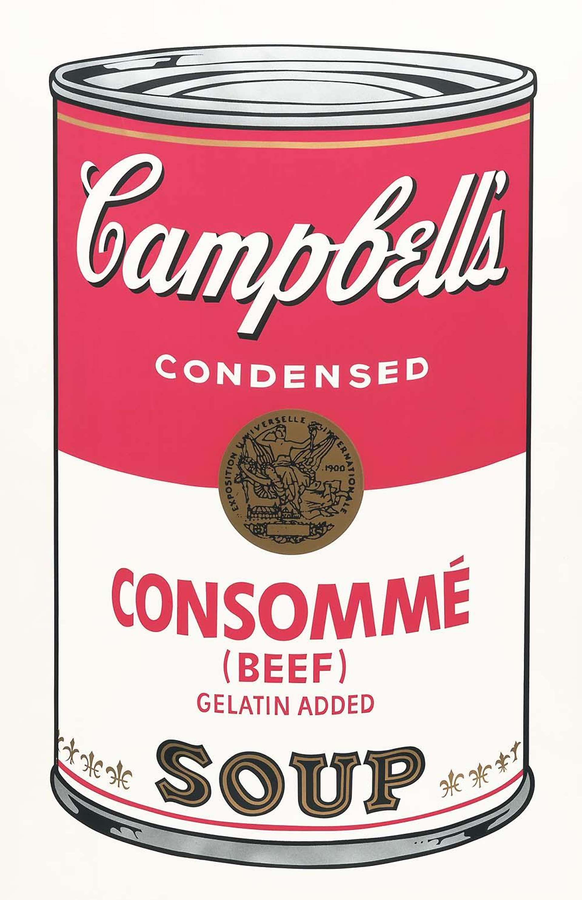 Campbell's Soup I, Beef Consomme (F. & S. II.52) - Signed Print by Andy Warhol 1968 - MyArtBroker