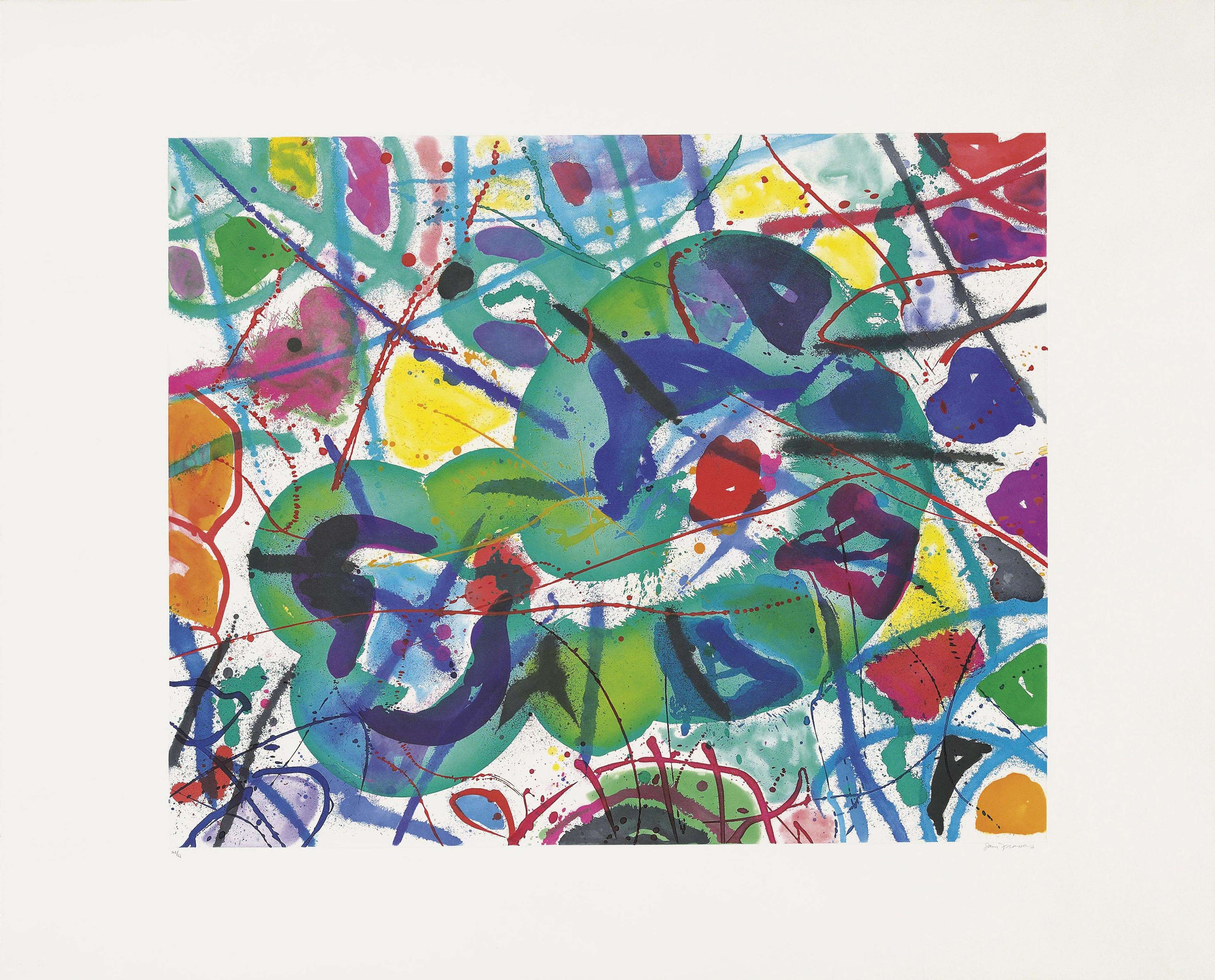 Trietto 5 - Signed Print by Sam Francis 1991 - MyArtBroker