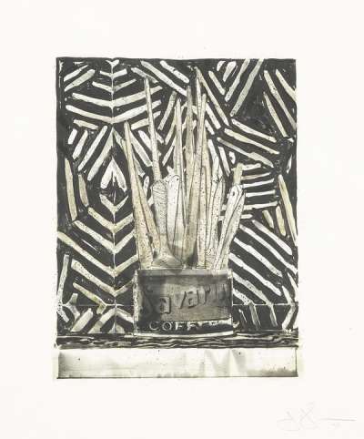 Savarin 5 (Corpse and Mirror) - Signed Print by Jasper Johns 1978 - MyArtBroker