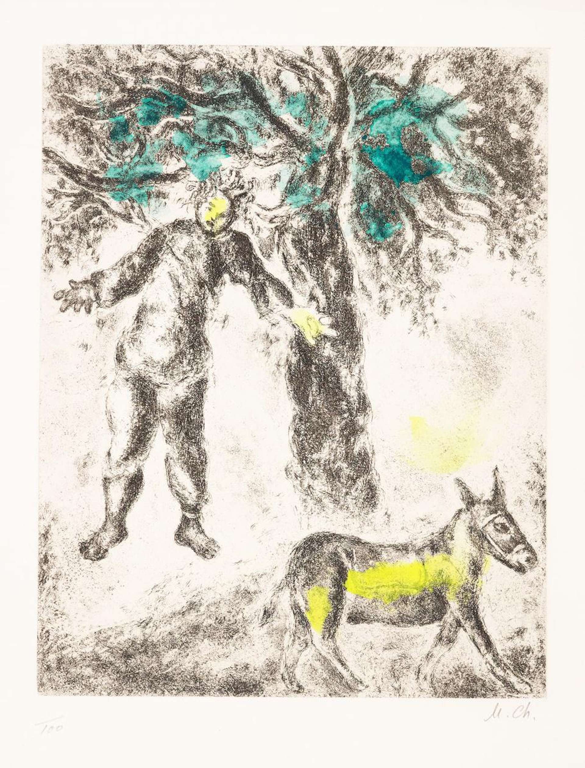 Fin Absalon (La Bible) - Signed Print by Marc Chagall 1931 - MyArtBroker
