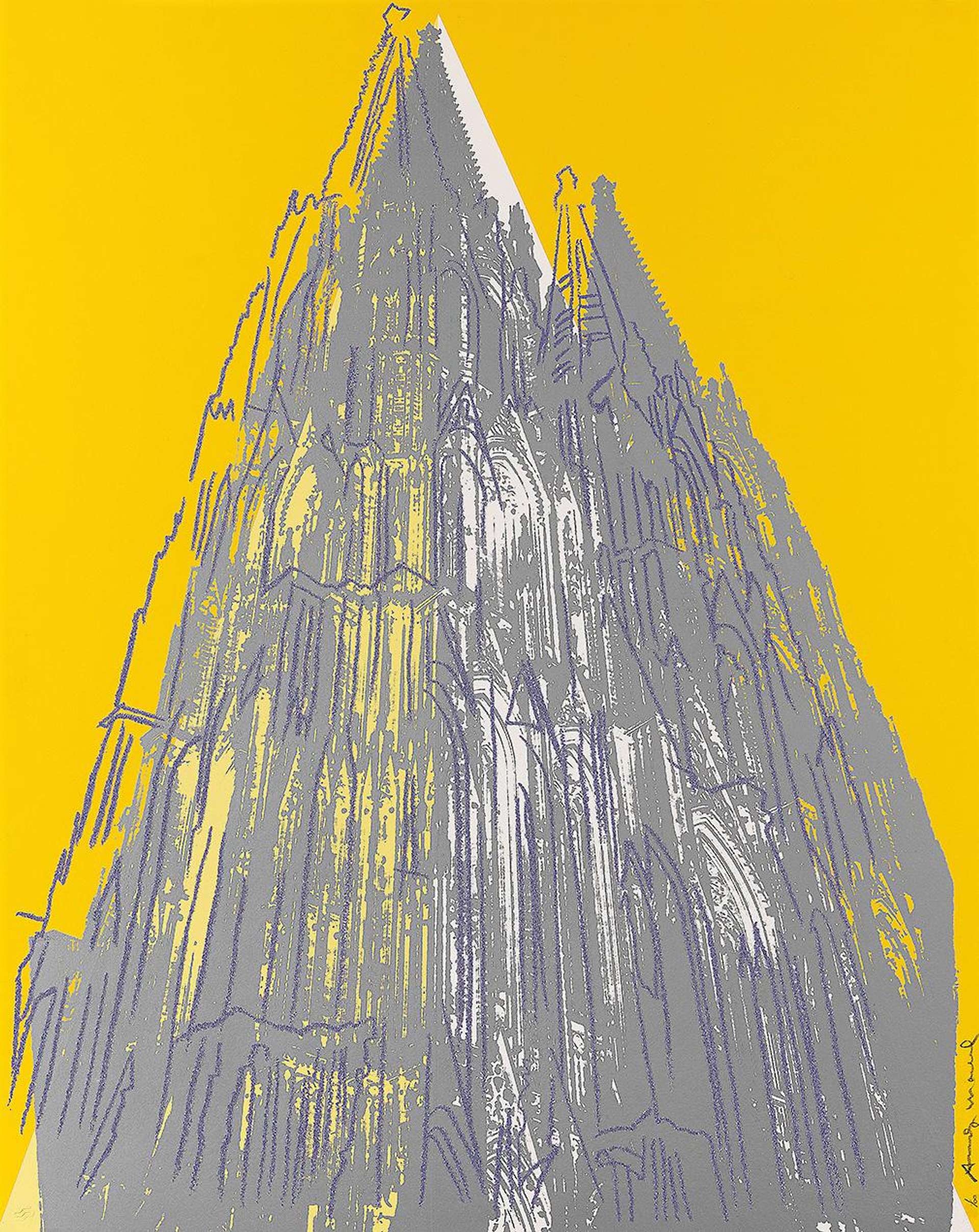 Cologne Cathedral (F. & S. II.363) - Signed Print by Andy Warhol 1985 - MyArtBroker