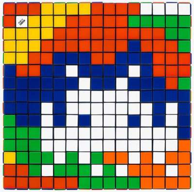 Rubik Camouflage (NVDR1-2) - Signed Print by Invader 2023 - MyArtBroker