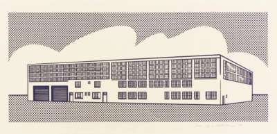 Roy Lichtenstein: Real Estate - Signed Print