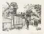 Maurice Utrillo: Le Moulin De La Galette 1924 - Signed Print