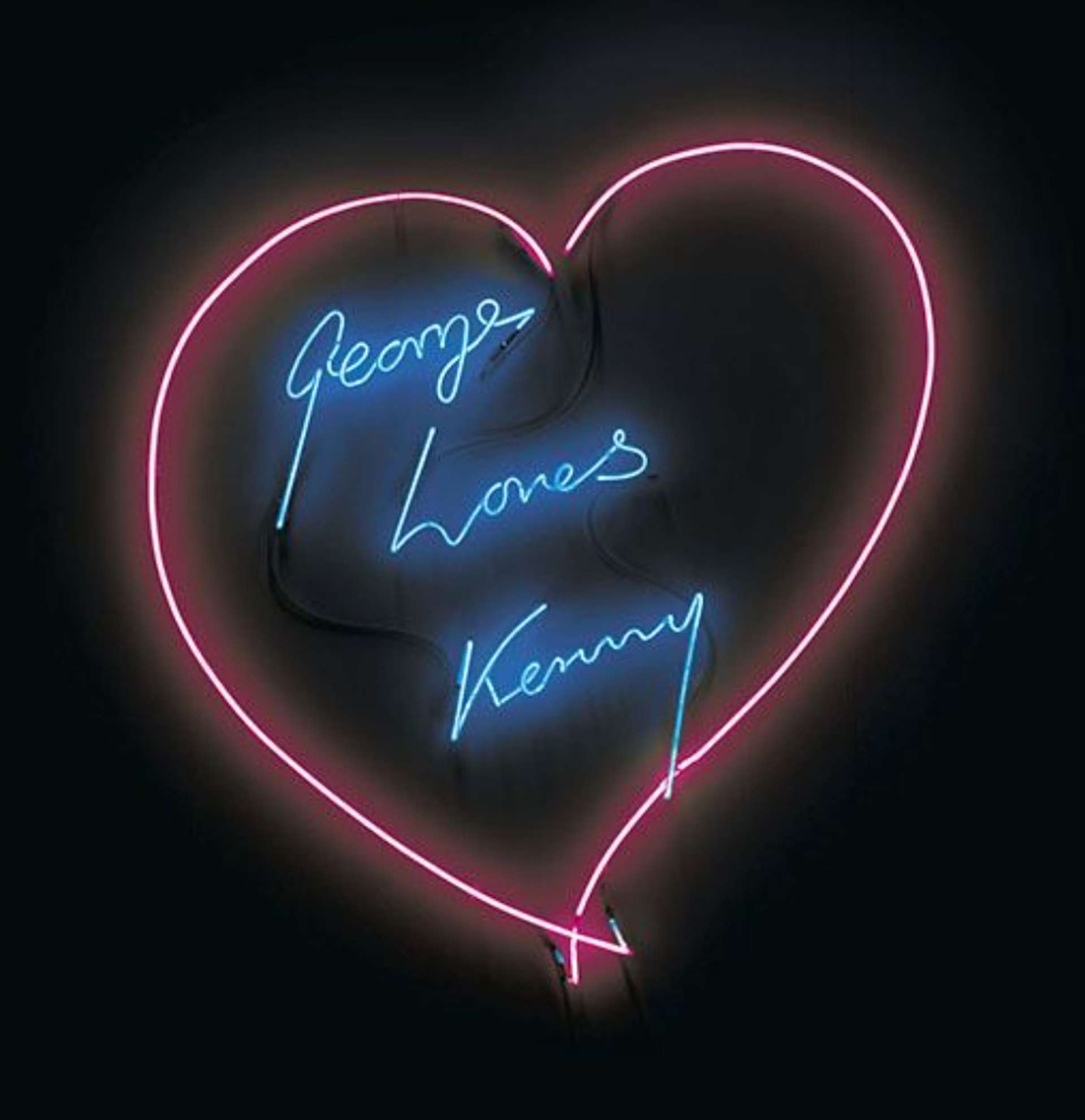 George Loves Kenny by Tracey Emin
