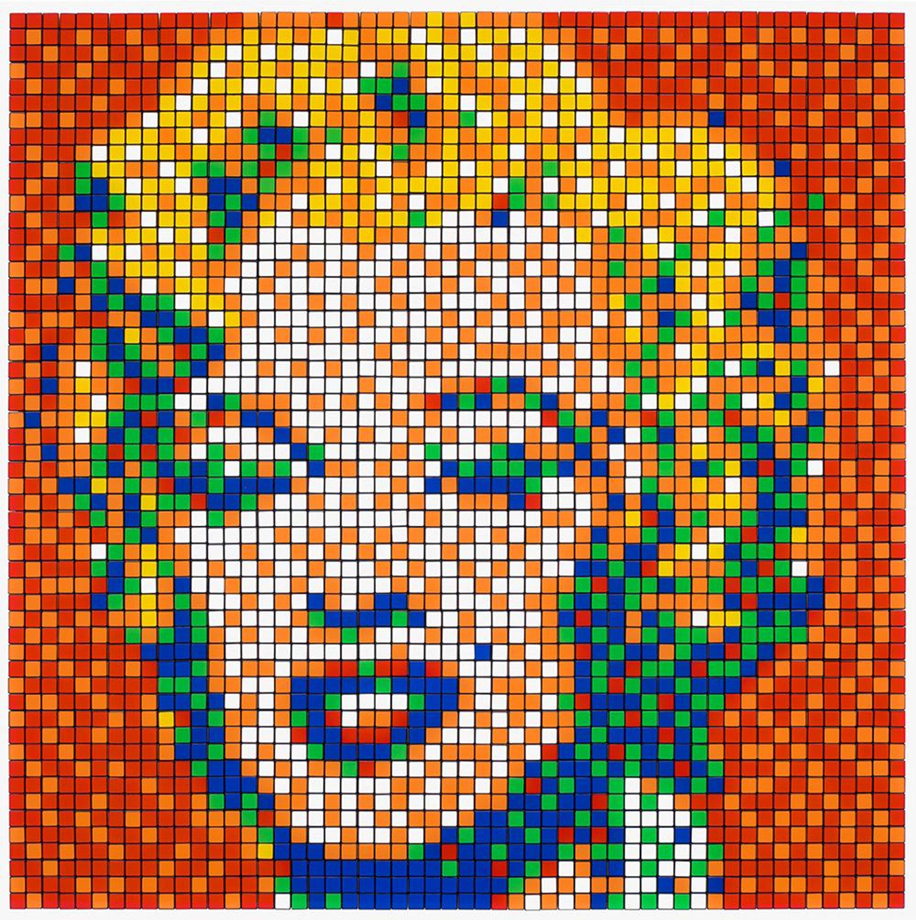 Rubik Red Shot Marilyn NVDR1-4 - Signed Print by Invader 2023 - MyArtBroker