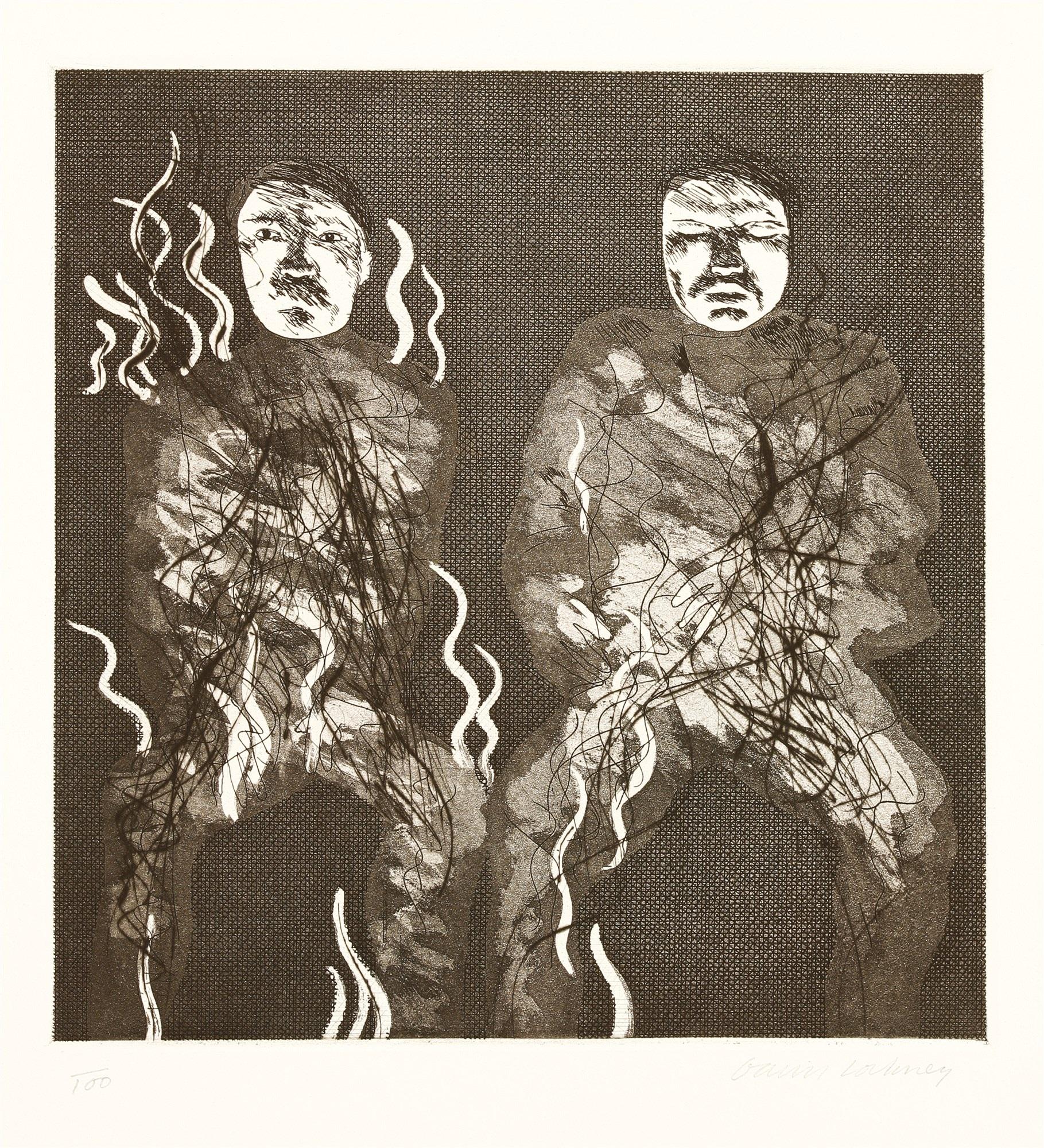 David Hockney Corpses On Fire (Signed Print) 1969 | MyArtBroker