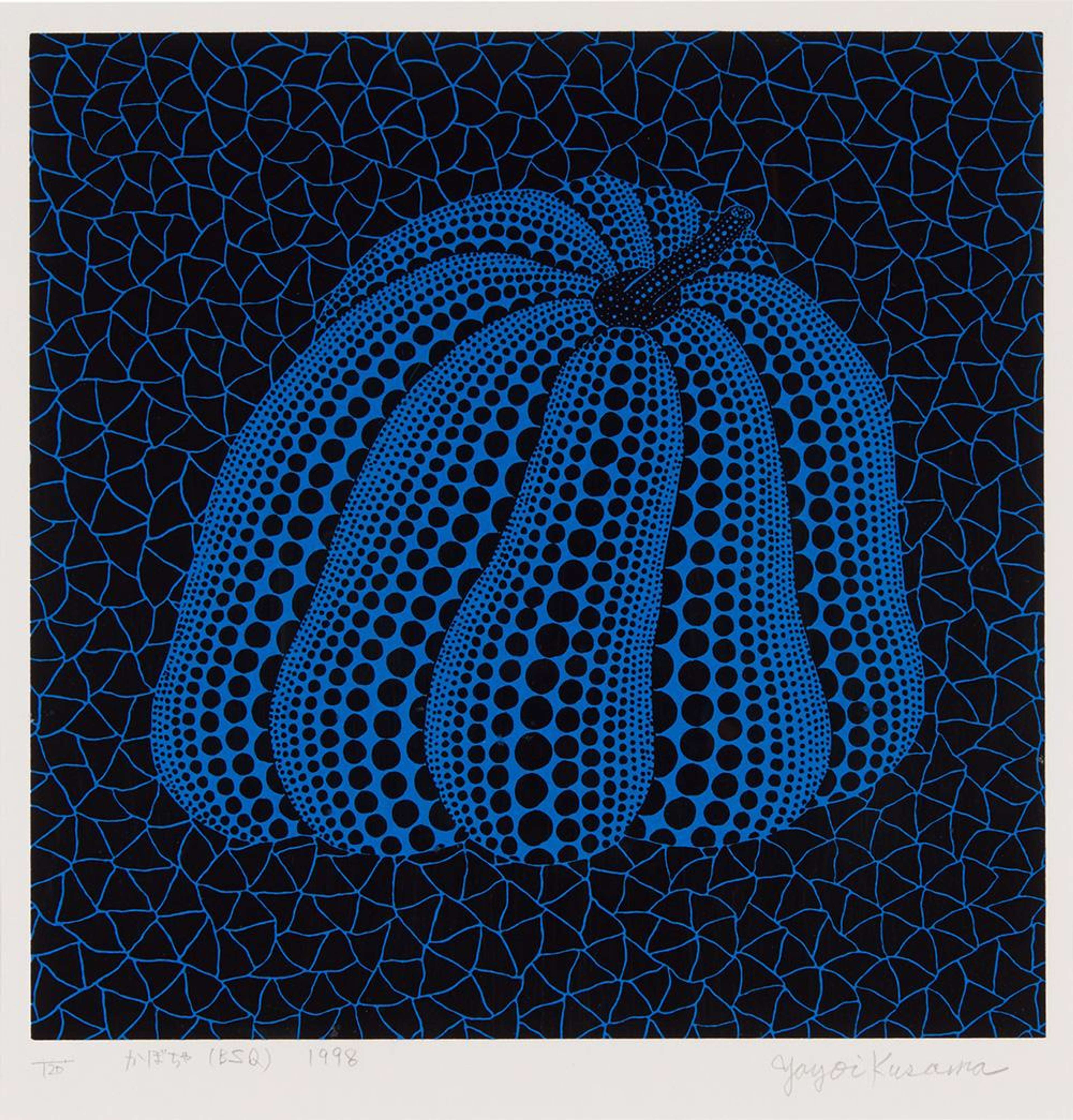 Pumpkin (BSQ) - Signed Print by Yayoi Kusama 1998 - MyArtBroker