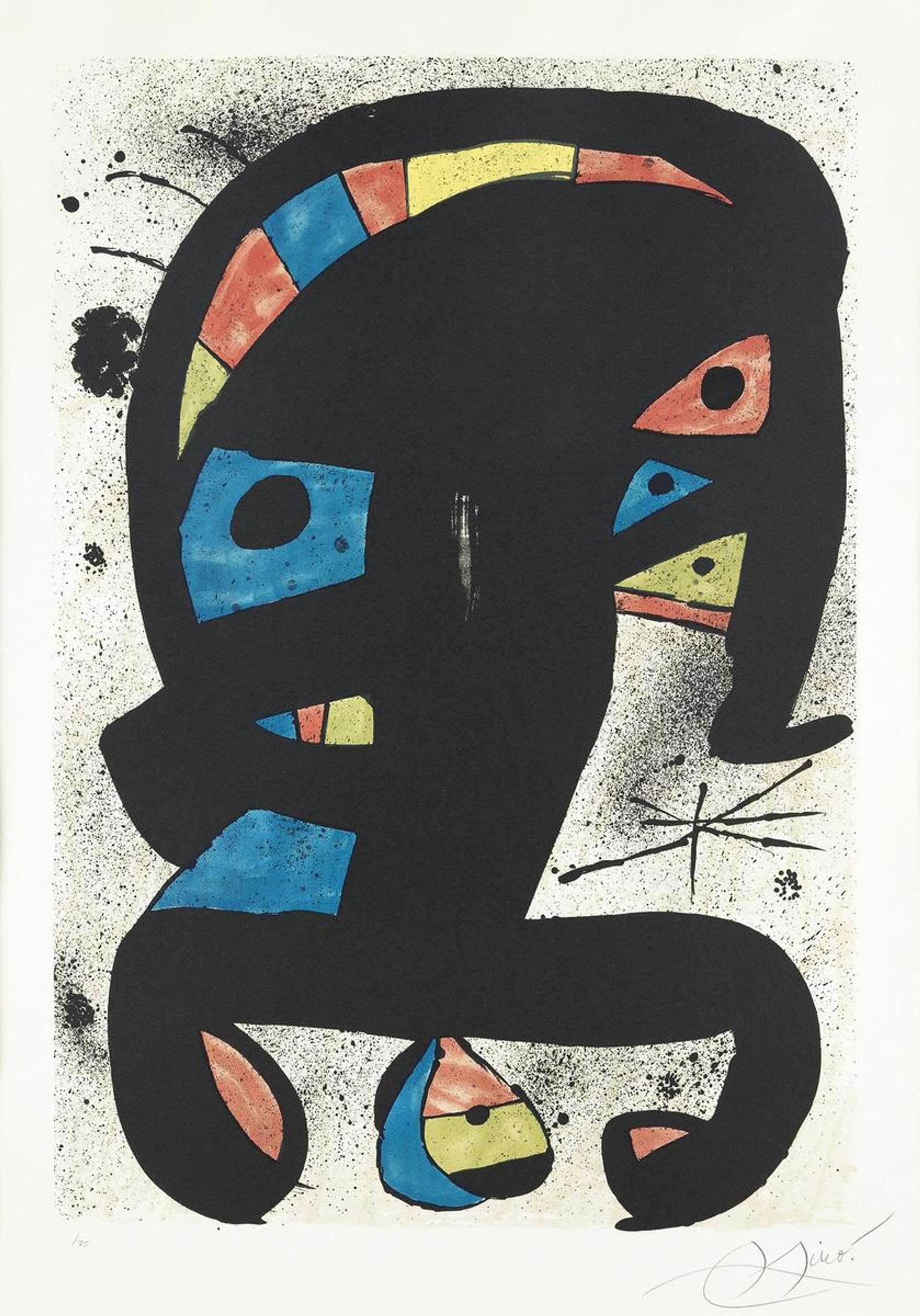 El Rei Garrell - Signed Print by Joan Miró 1979 - MyArtBroker