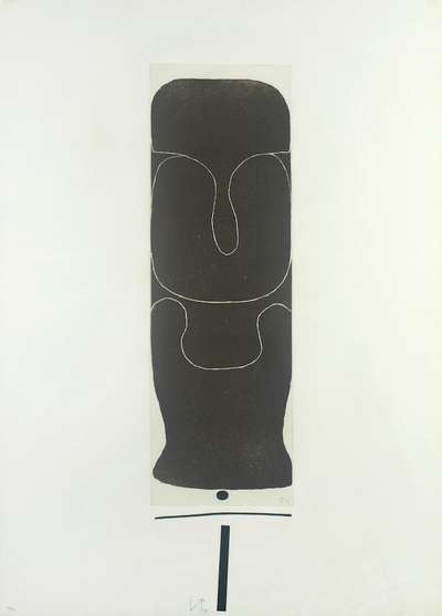 Brown Image - Signed Print by Victor Pasmore 1974 - MyArtBroker