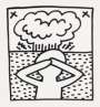 Keith Haring: Drawings For Atomic Book III - Signed Work on Paper