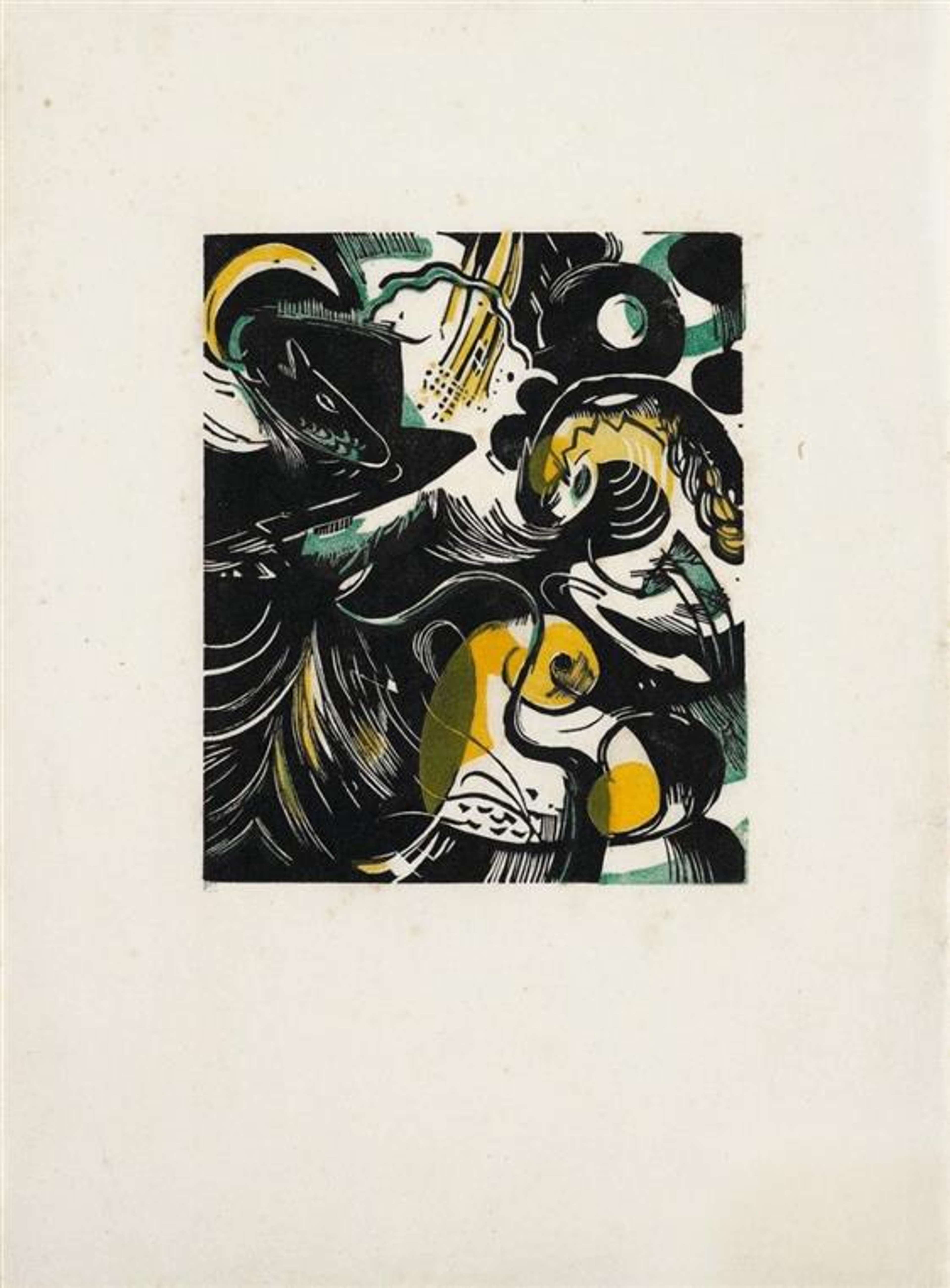 Story Of The Creation II - Unsigned Print by Franz Marc 1914 - MyArtBroker