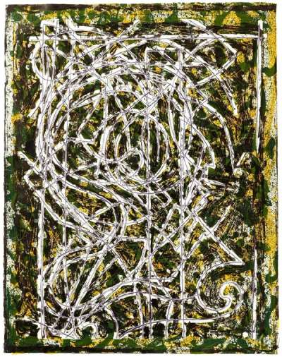 Frank Stella: Talladega Three III - Signed Print