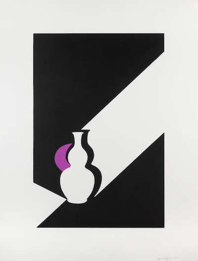 Arita Flask, Black - Signed Print by Patrick Caulfield 1990 - MyArtBroker