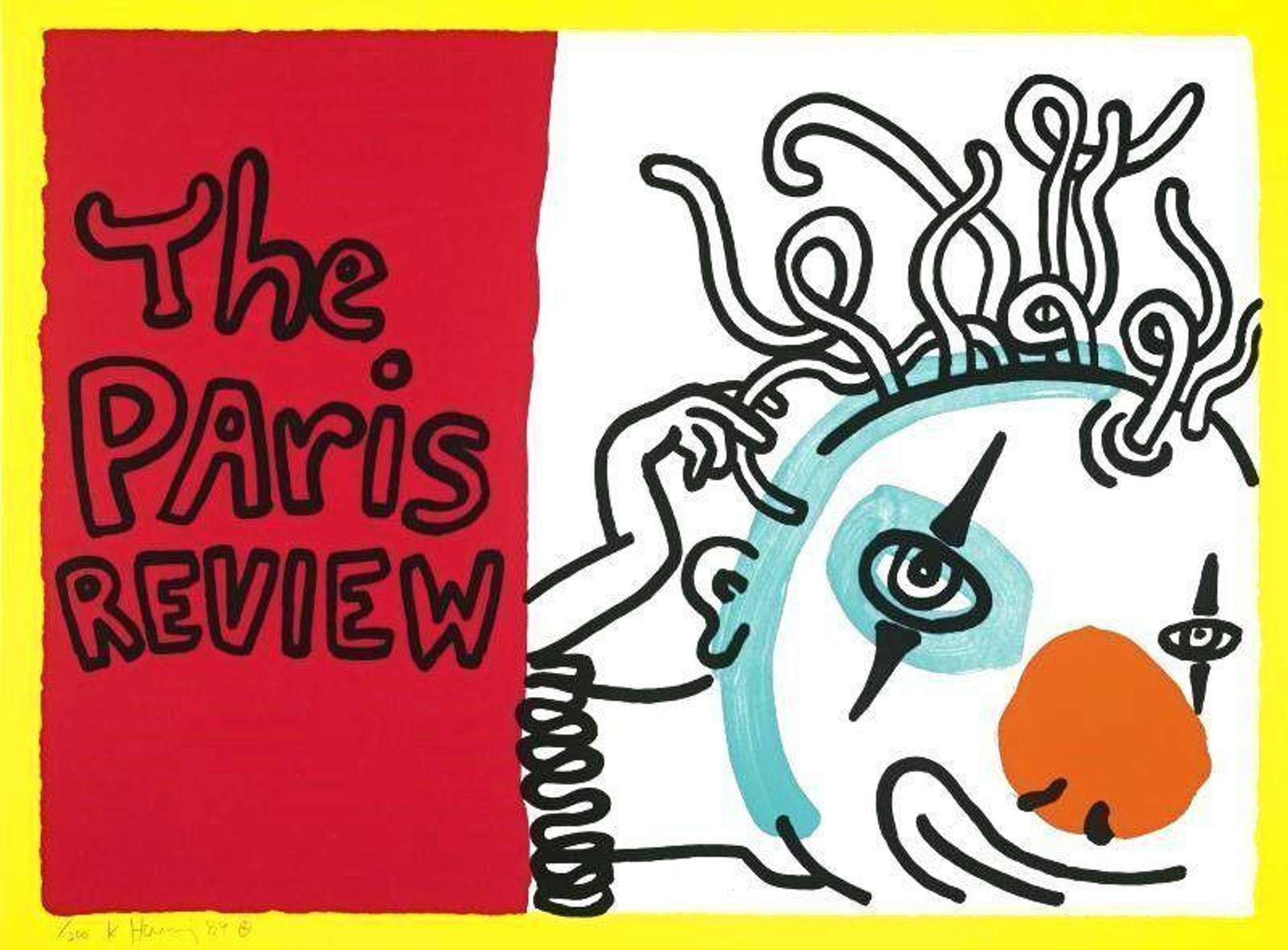 The Paris Review - Signed Print by Keith Haring 1989 - MyArtBroker