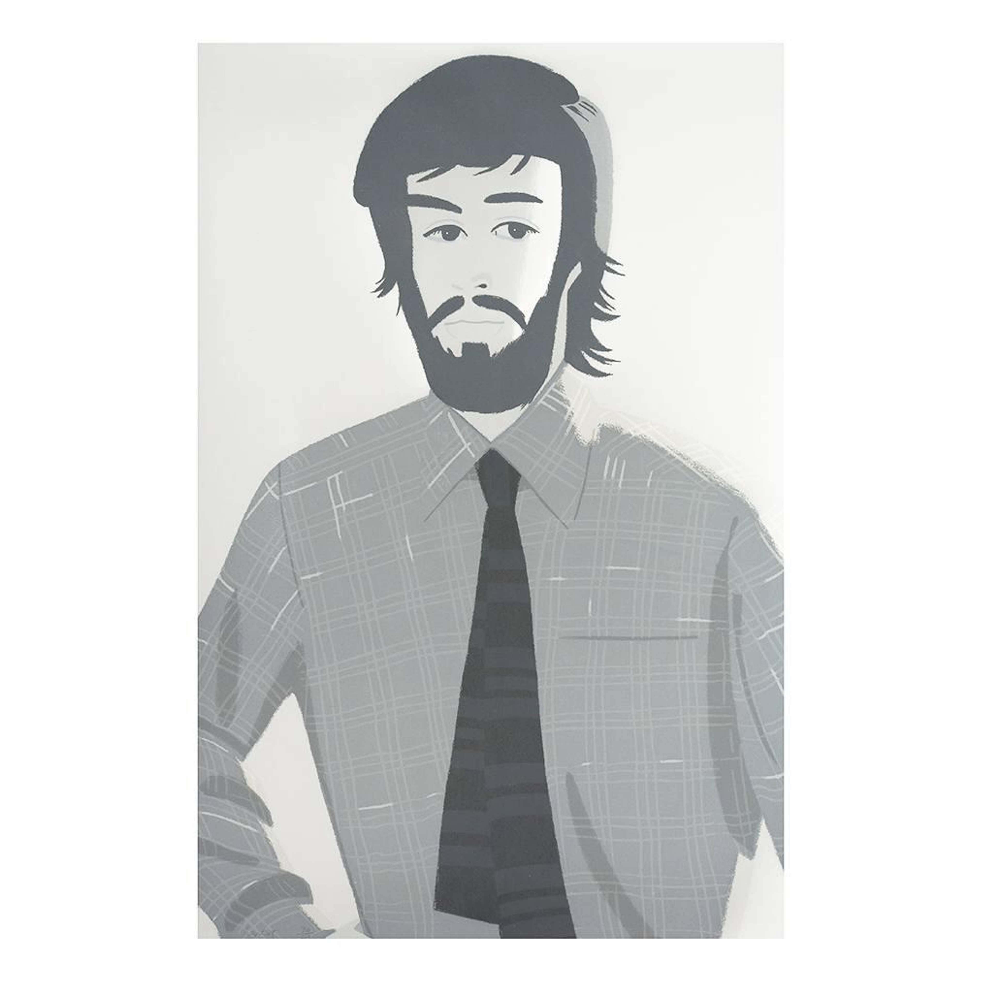 Plaid Shirt 2 - Signed Print by Alex Katz 1981 - MyArtBroker