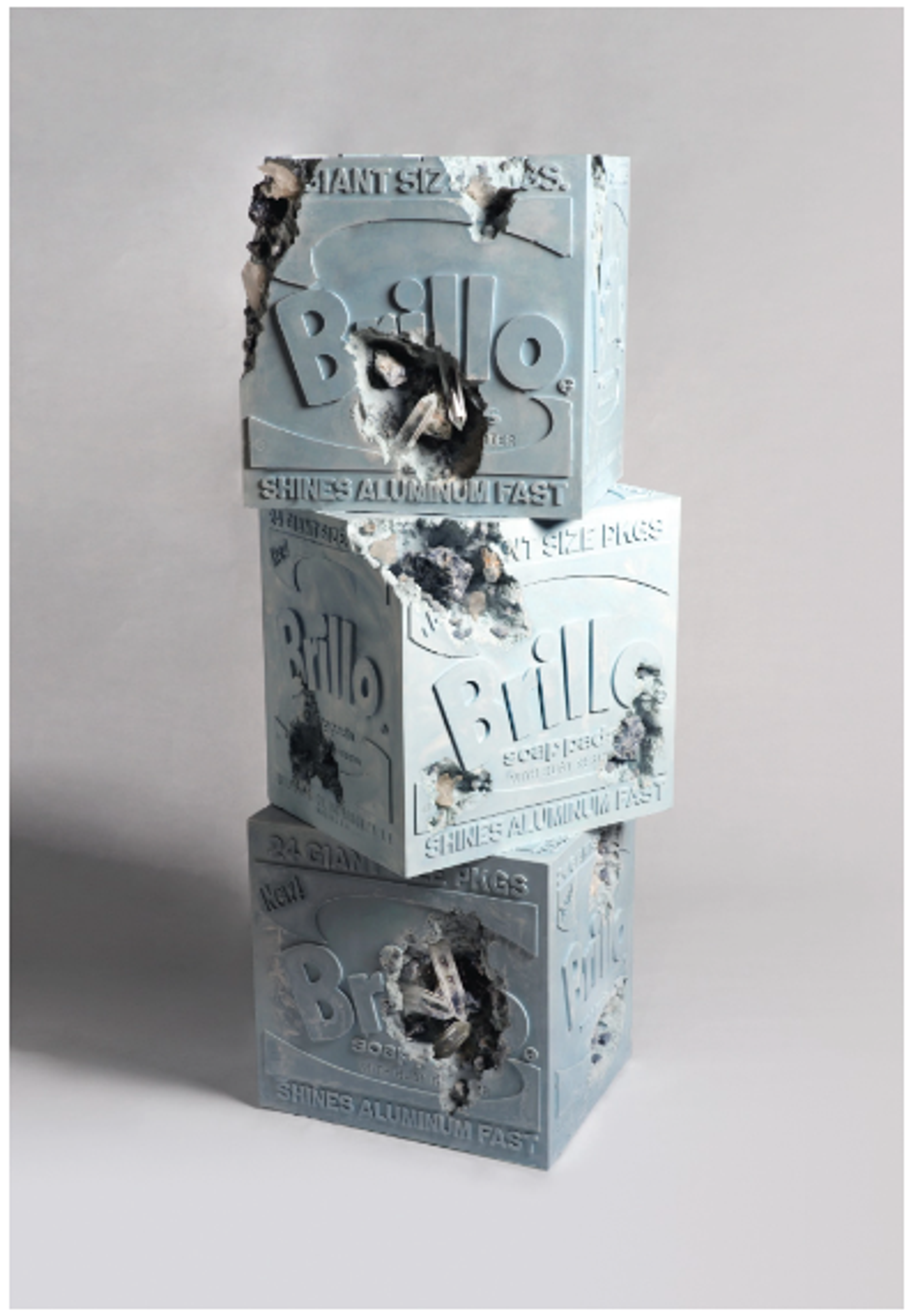 Eroded Brillo Boxes by Daniel Arsham - Sotheby's 