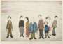 L S Lowry: His Family - Signed Print