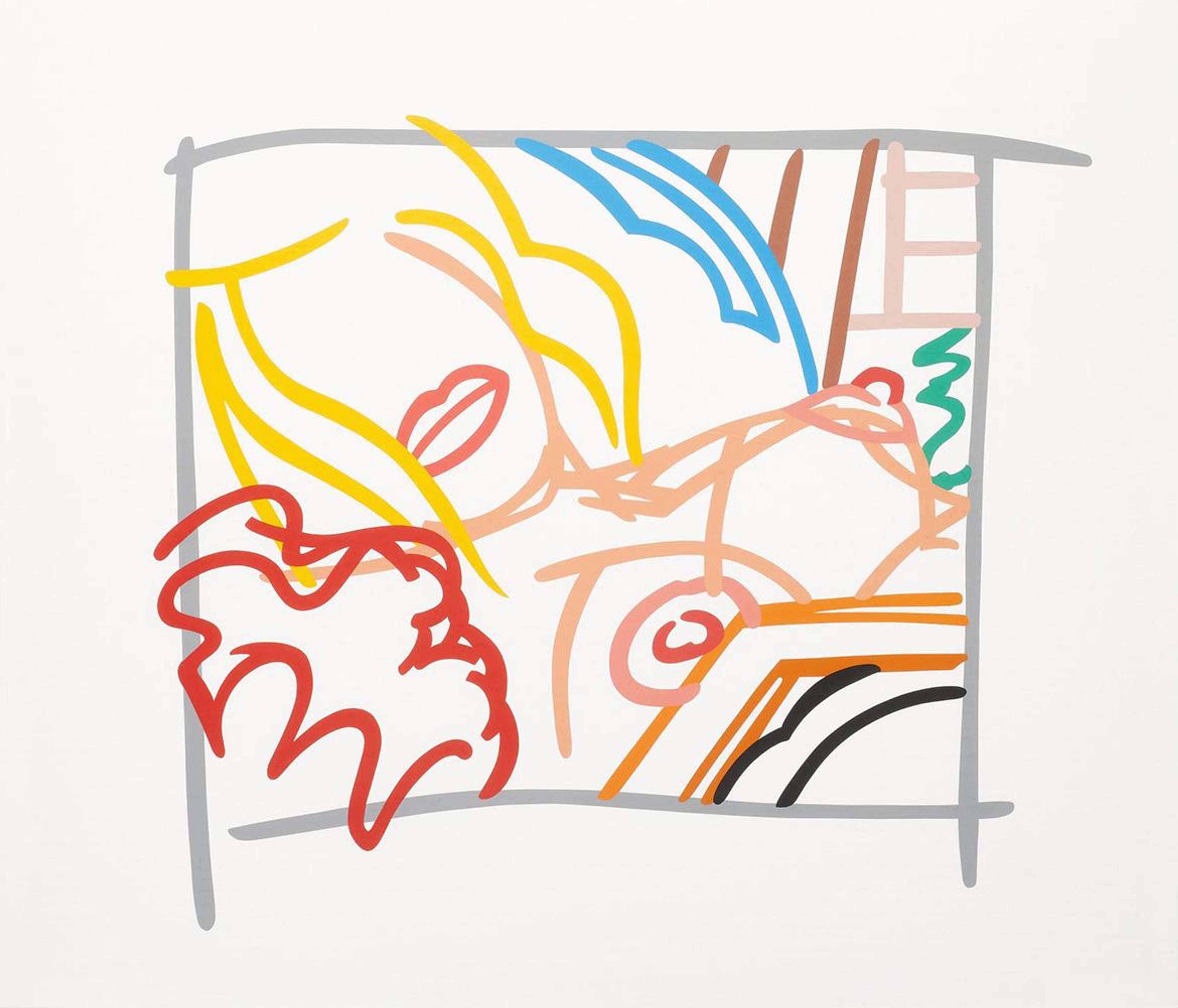 Bedroom Blonde Doodle With Photo - Signed Print by Tom Wesselmann 1988 - MyArtBroker