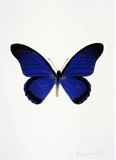 The Souls IV (Westminster blue, raven black, cool gold) - Signed Print by Damien Hirst 2010 - MyArtBroker
