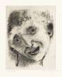 Marc Chagall: Self Portrait With Smiling Face - Signed Print