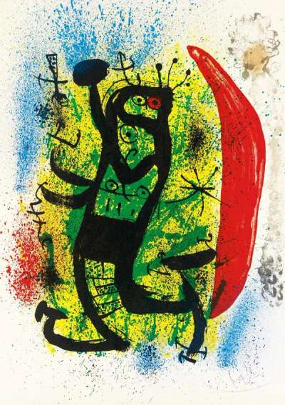 Le Homard - Signed Print by Joan Miro 1969 - MyArtBroker