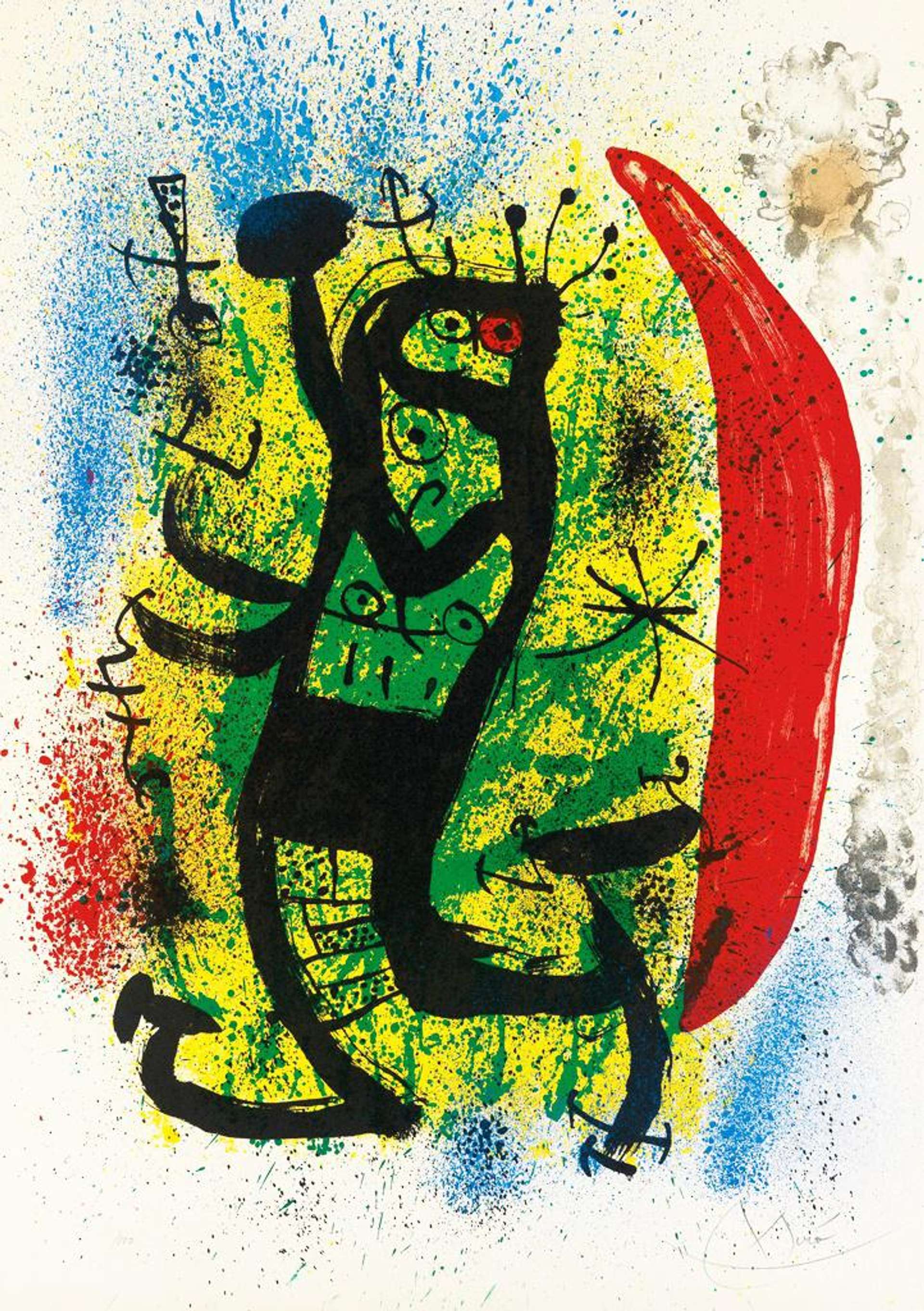 Joan Miró: Le Homard - Signed Print