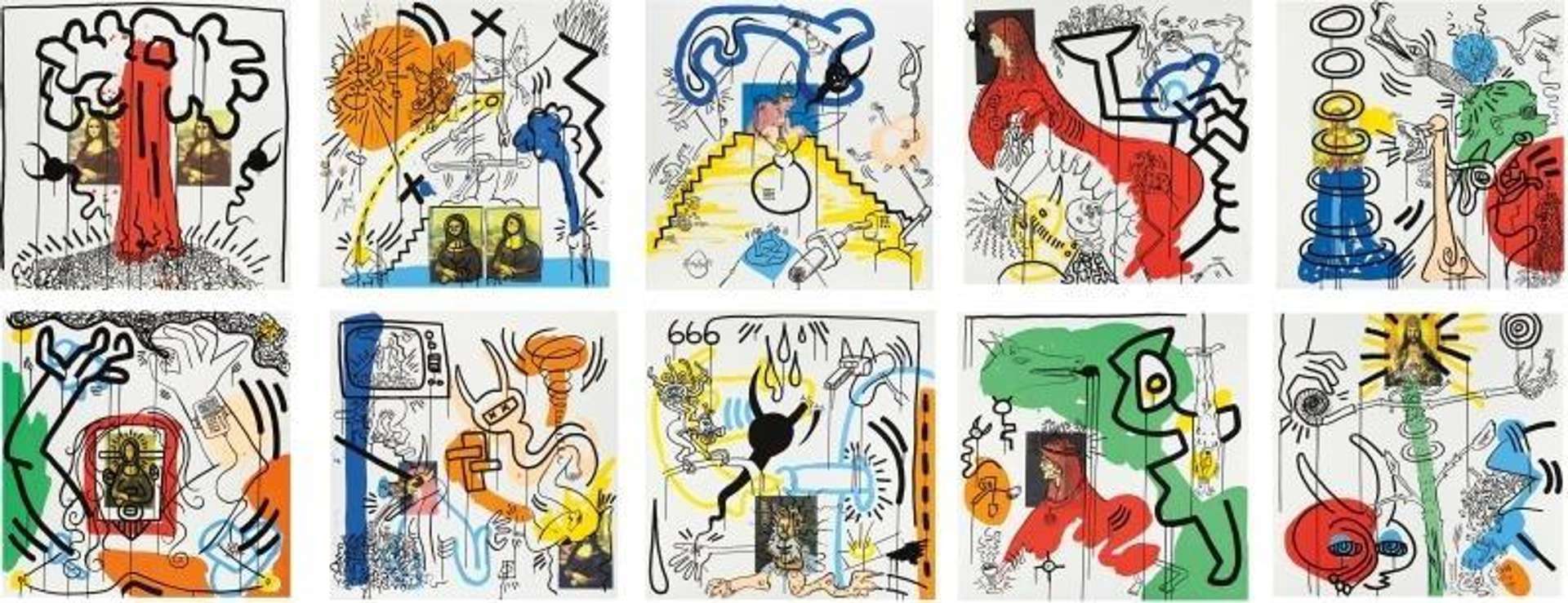 Apocalypse (complete set) by Keith Haring