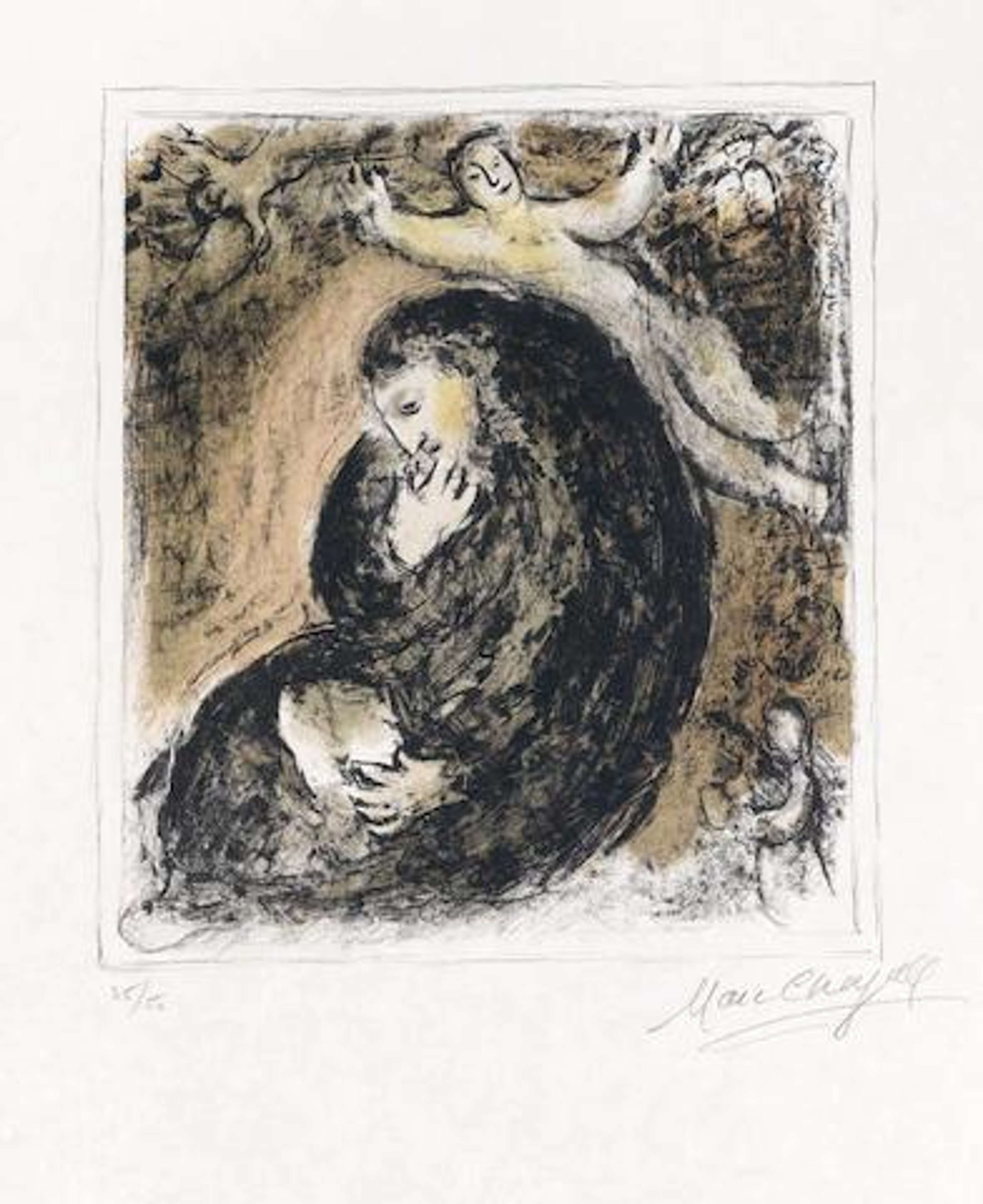 Le Prophète Et L'Ange - Signed Print by Marc Chagall 1979 - MyArtBroker
