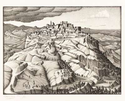 Santa Severina, Calabria - Signed Print by M. C. Escher 1931 - MyArtBroker