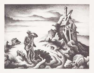 Prodigal Son - Signed Print by Thomas Hart Benton 1939 - MyArtBroker