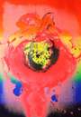 Otto Piene: Regenbogen Regenbogen - Signed Print