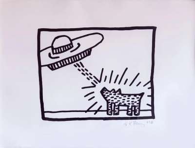 Untitled 1989 - Signed Print by Keith Haring 1989 - MyArtBroker