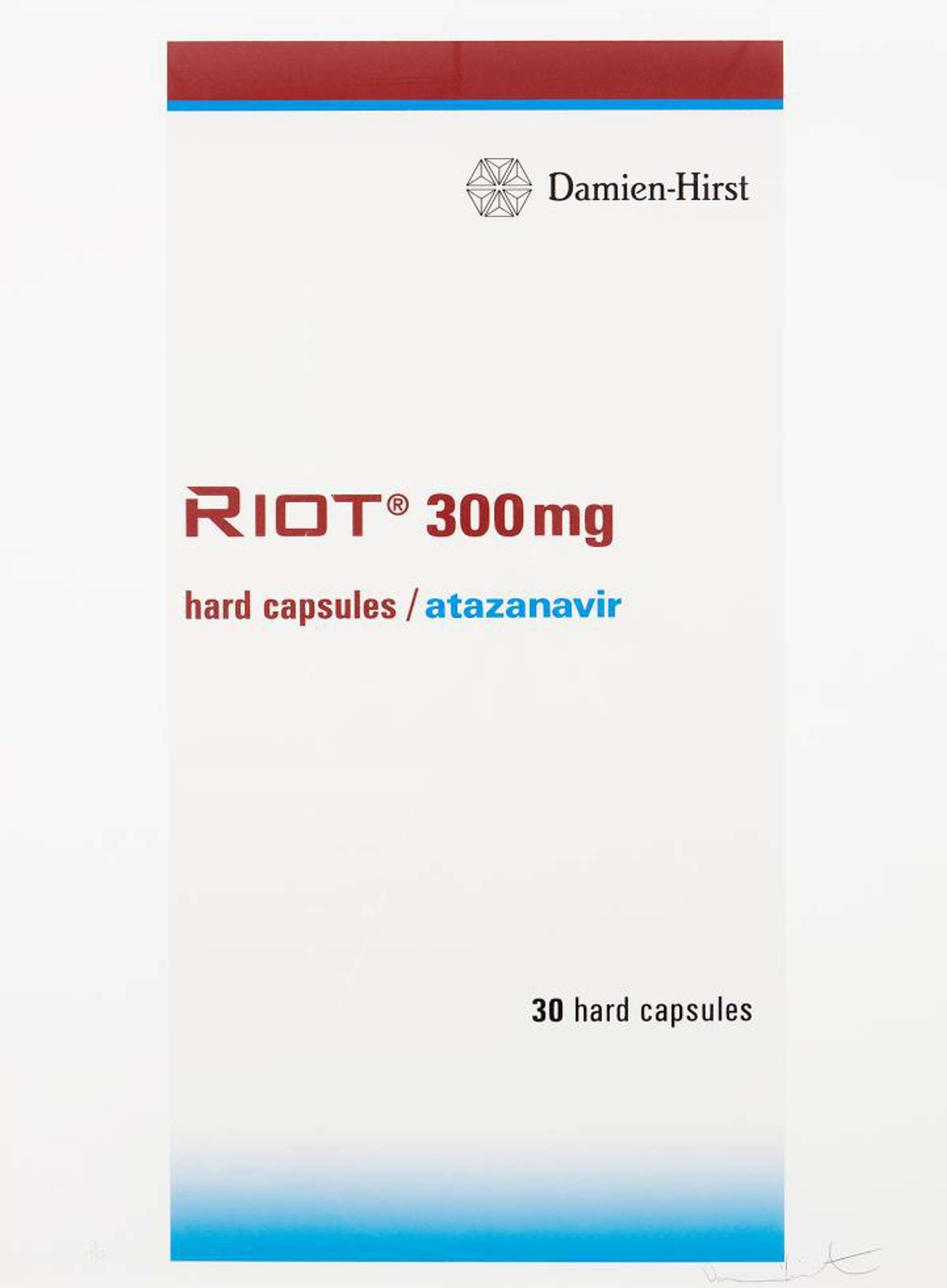 Damien Hirst: Riot - Signed Print