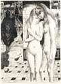 Paul Delvaux: The Captives - Signed Print