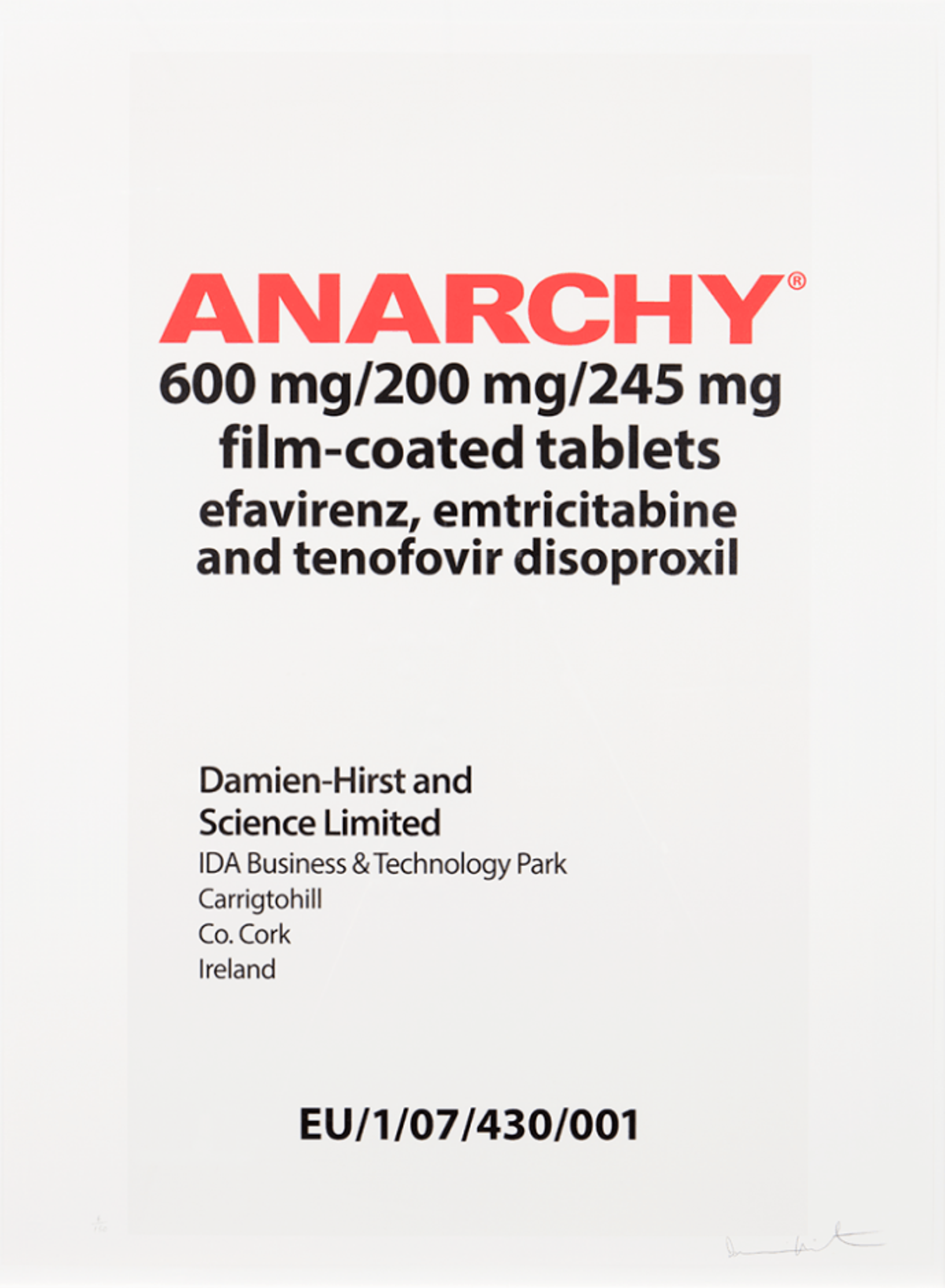 Anarchy - Signed Print