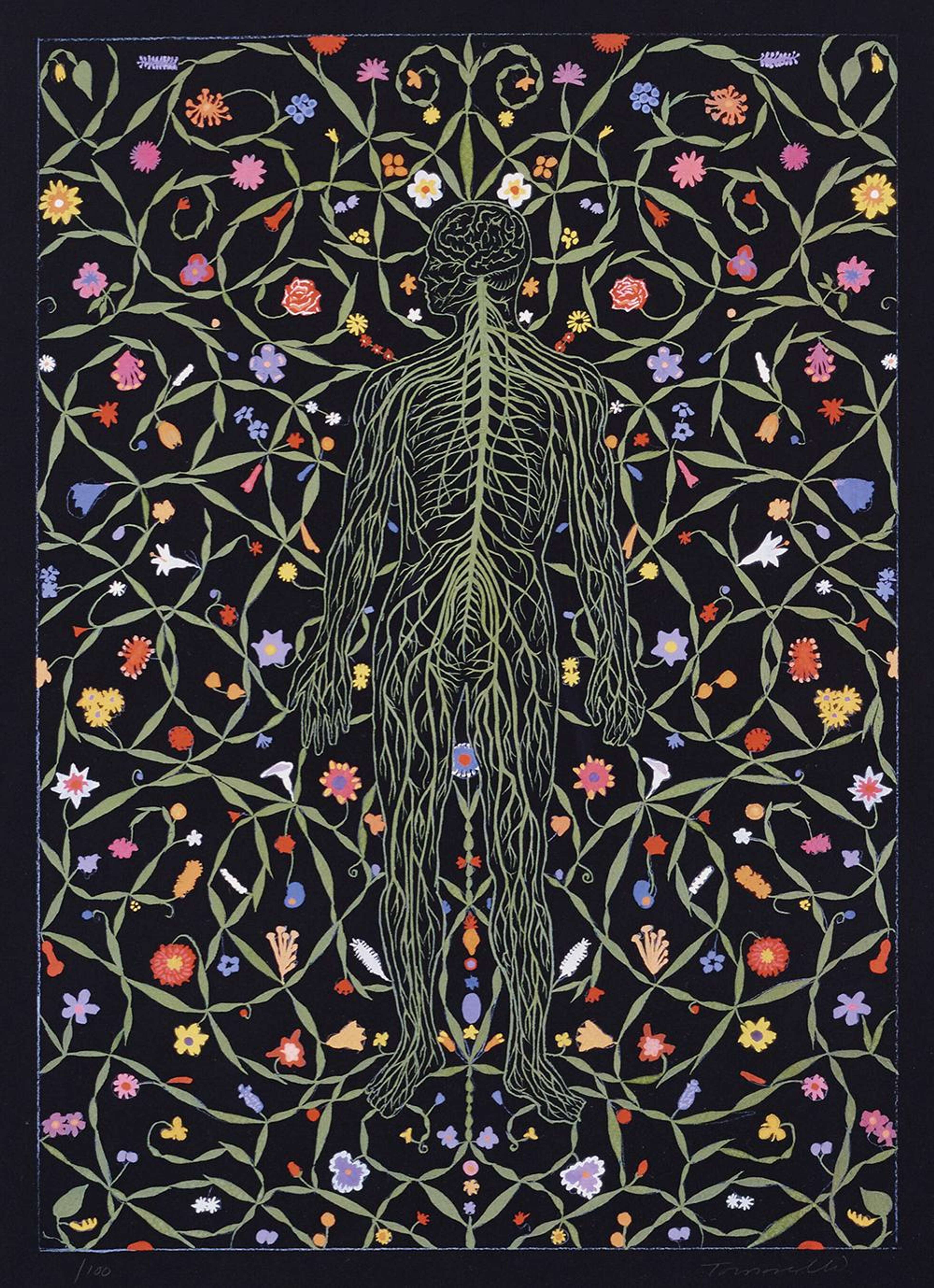 After Utah Saint - Signed Print by Fred Tomaselli 2000 - MyArtBroker