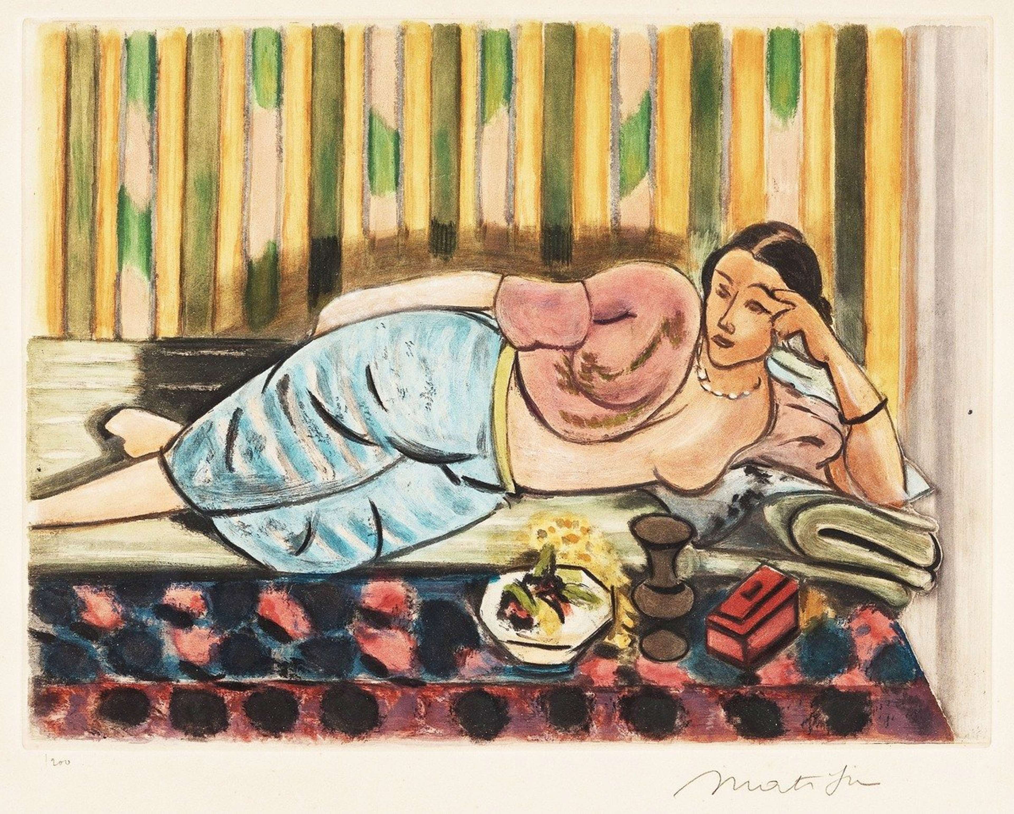 Odalisque Au Coffret Rouge - undefined by Henri Matisse 1952 - MyArtBroker