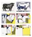 Bull (complete set) - Signed Print
