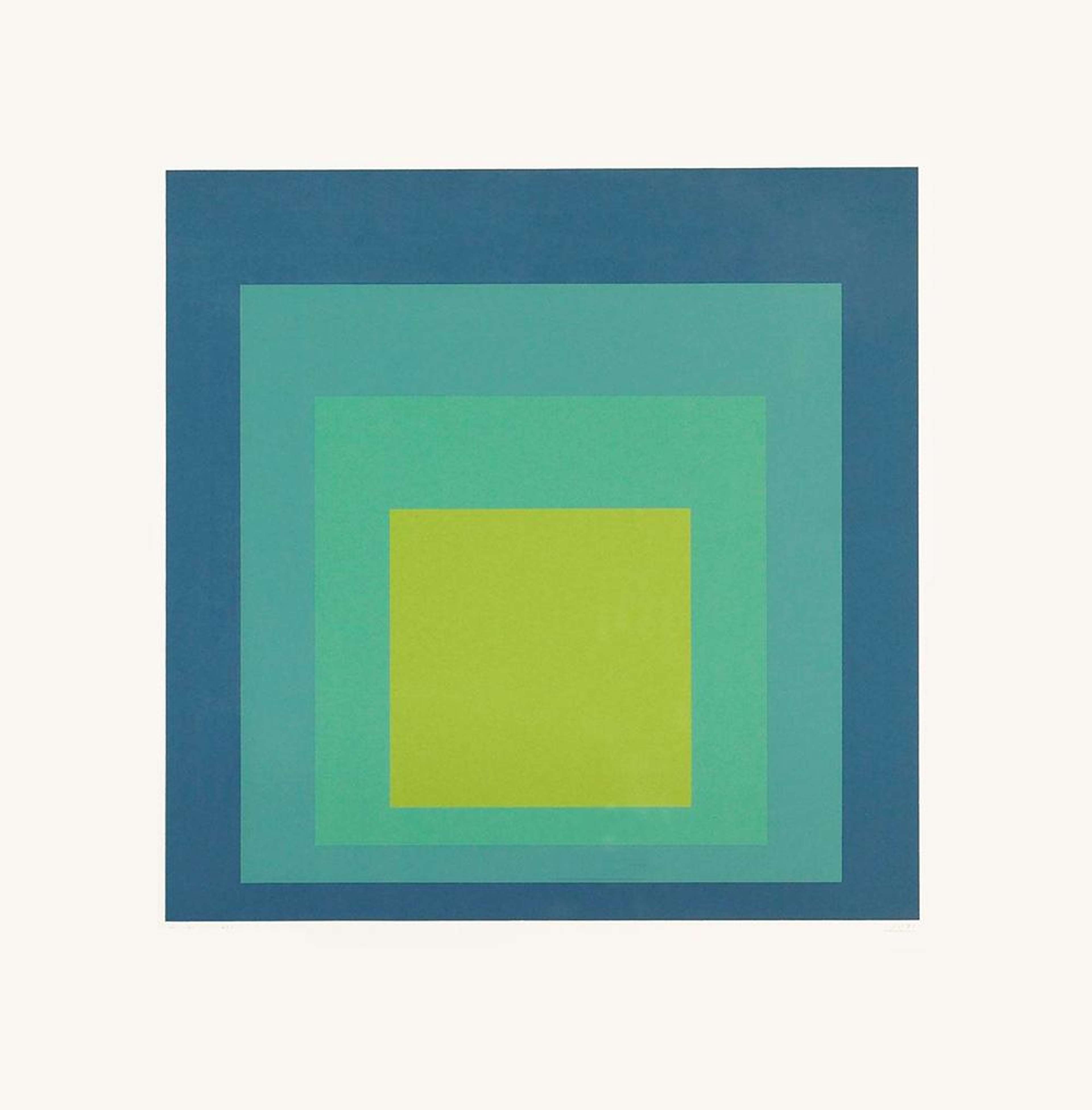 I-S G - Signed Print by Josef Albers 1971 - MyArtBroker