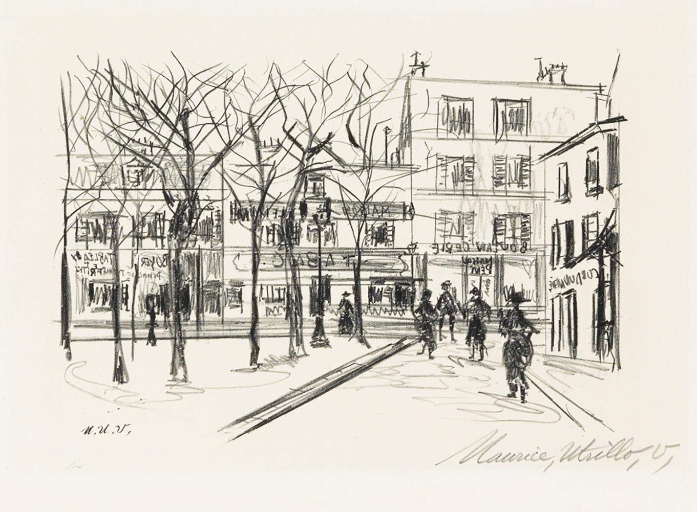 Maurice Utrillo、LA PLACE、海外版超希少レゾネ、新品額付 MAURICE UTRILLO、海外版超希少レゾネ、新品額付 Maurice Utrillo、LA