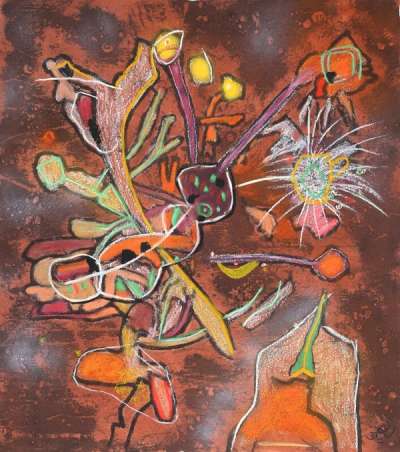 New-View - Signed Print by Roberto Matta 1996 - MyArtBroker