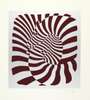 Victor Vasarely: Zebra Couple (Silver) - Signed Print