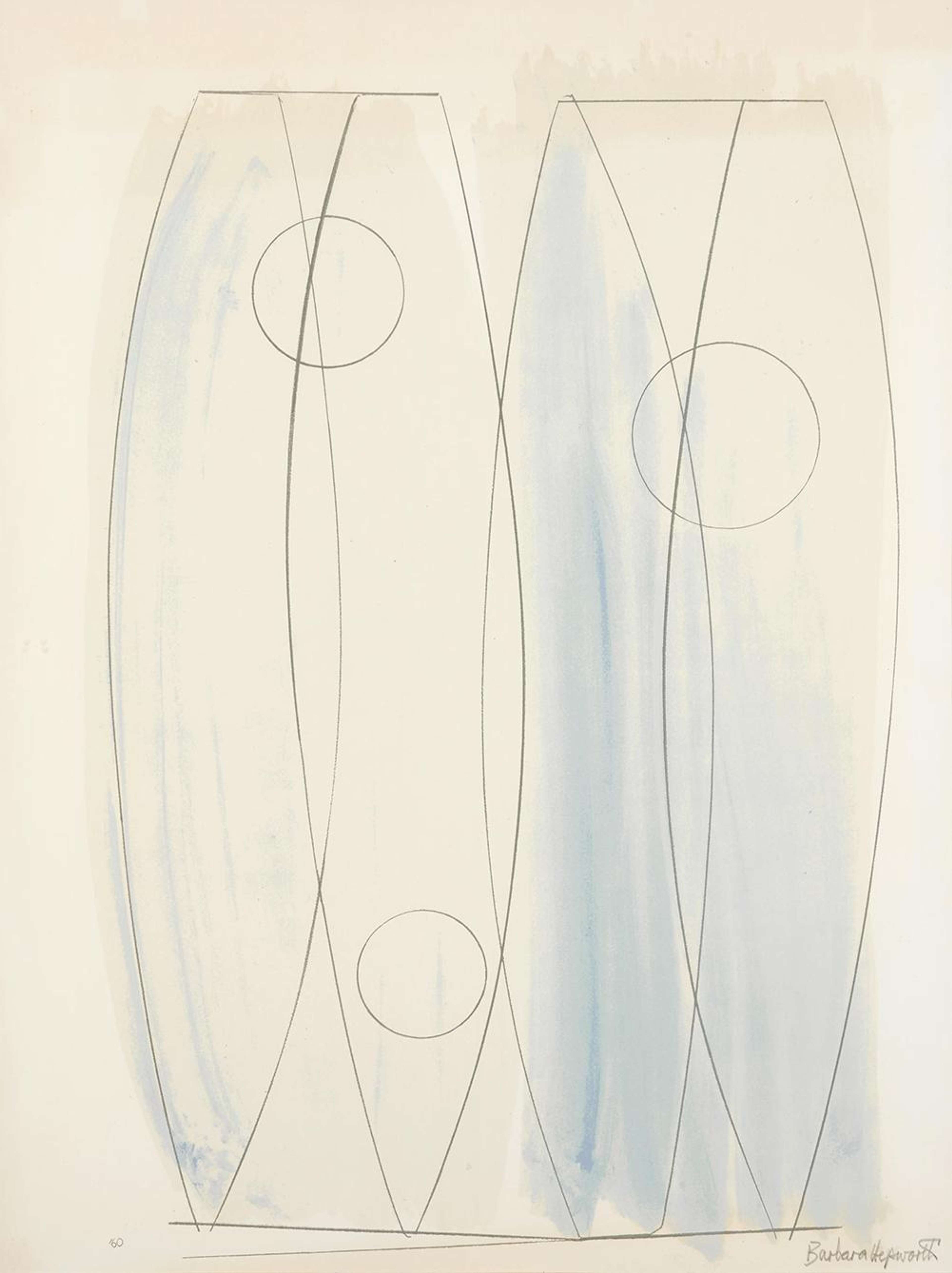 December Forms - Signed Print by Barbara Hepworth 1970 - MyArtBroker