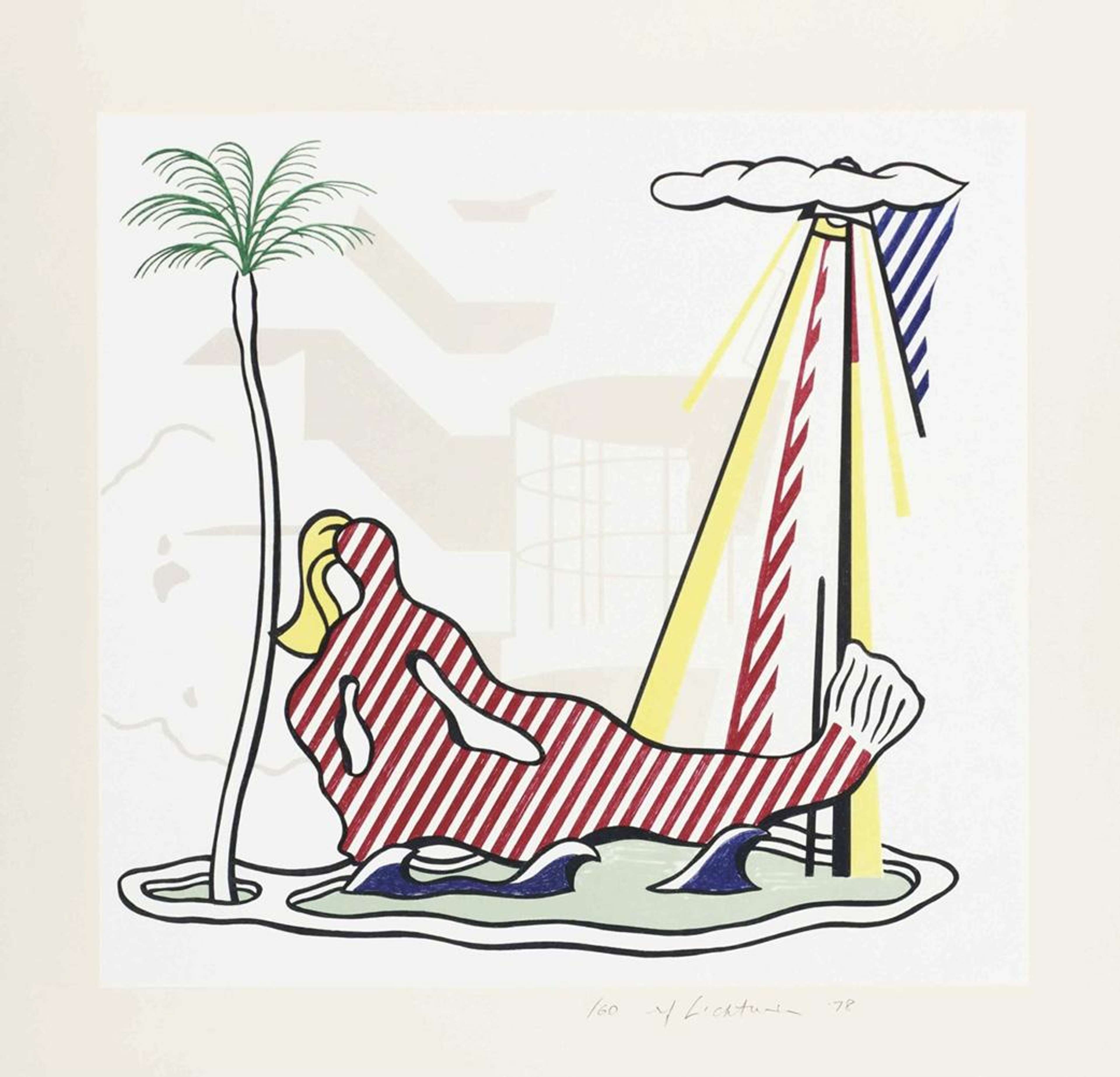 Mermaid - Signed Print by Roy Lichtenstein 1960 - MyArtBroker