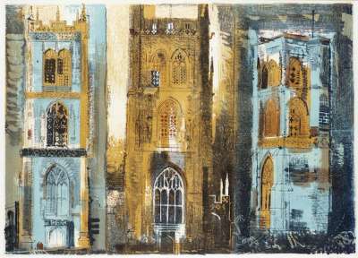 Three Somerset Towers II - Signed Print by John Piper 1958 - MyArtBroker