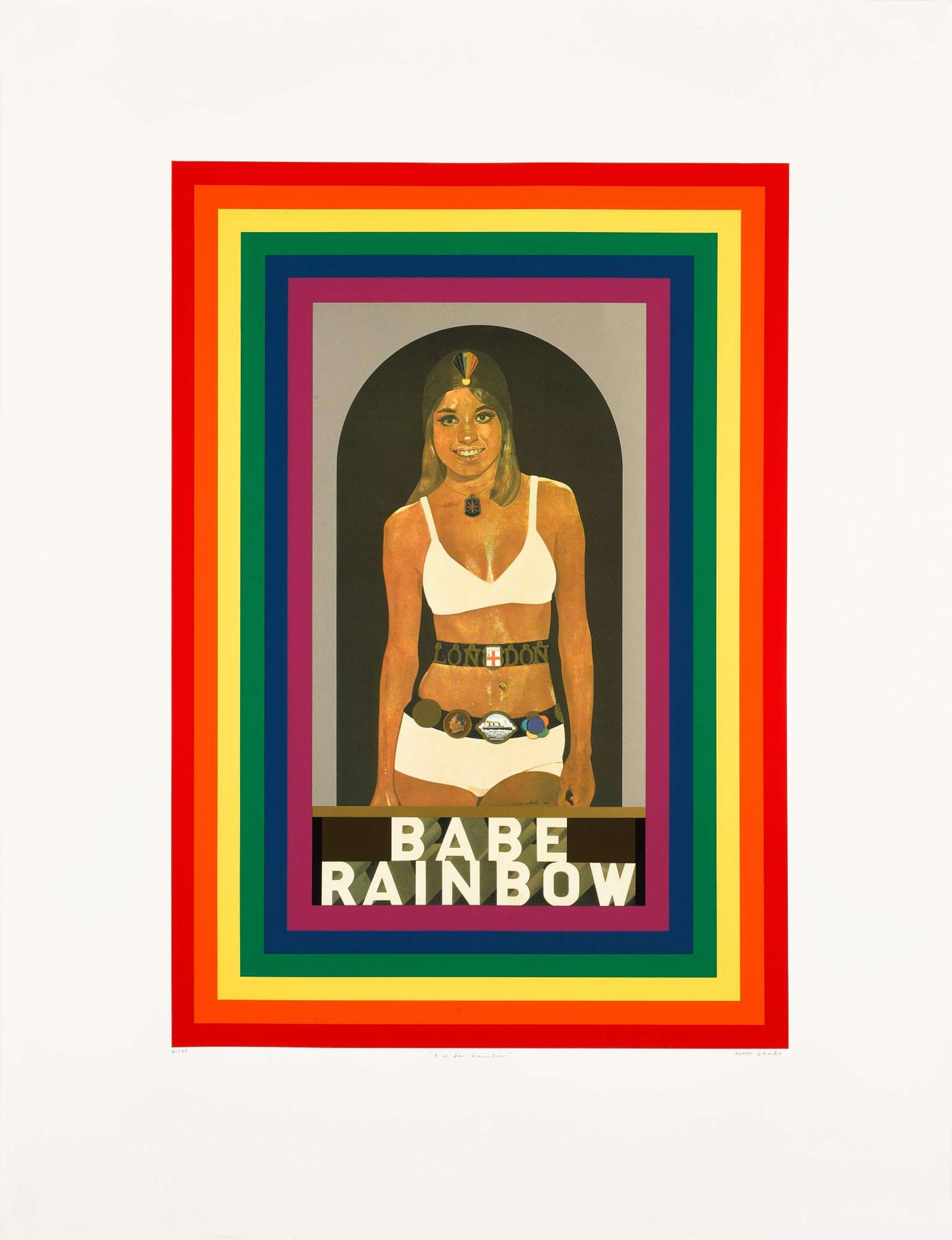 R Is For Rainbow - Signed Print by Peter Blake 1991 - MyArtBroker